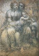 Leonardo  Da Vinci Cartoon Spain oil painting artist
